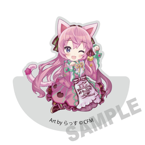 『初音ミク×招き猫』ゆらゆらアクリルブロック 巡音ルカ Art by らっす